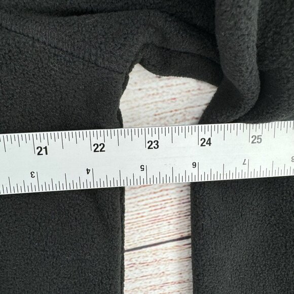 Cabela's 1/4 Zip Fleece Pullover Jacket Men's Size Medium Black NEW - Picture 11 of 15